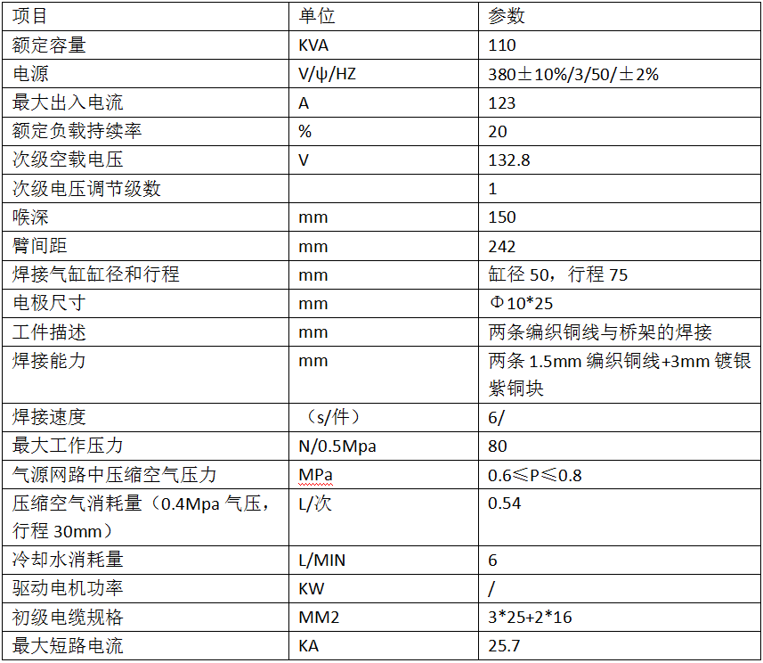 110KVA啟動電機(jī)聯(lián)接線雙點(diǎn)焊機(jī)1