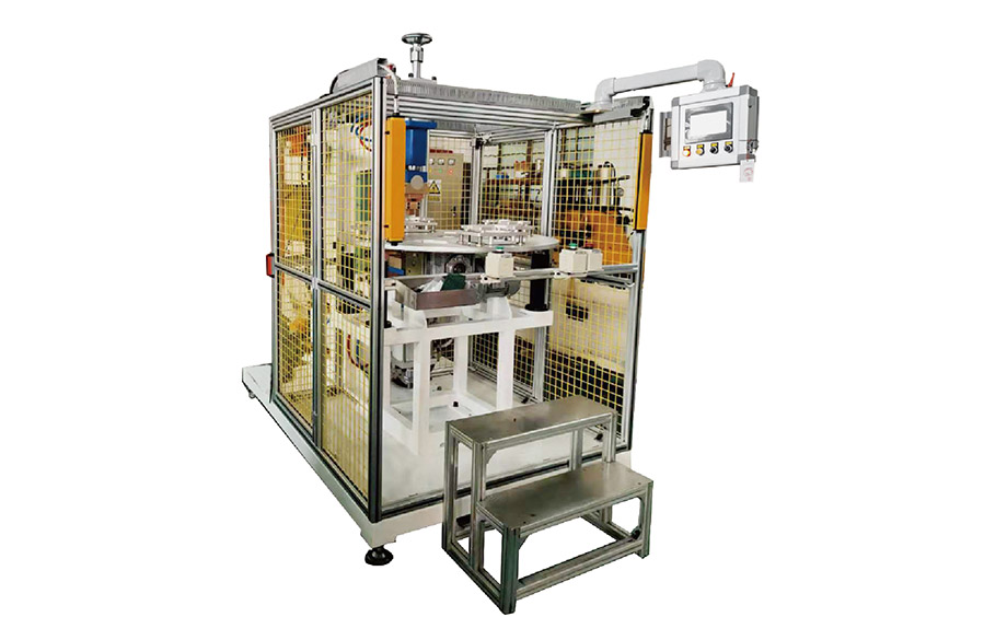 壓縮機殼體支架四工位凸焊機